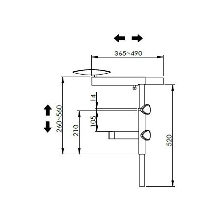 Sistem brate scaun microscop 2D