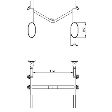 Sistem brate scaun microscop 2D