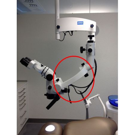 Balance arm microscop