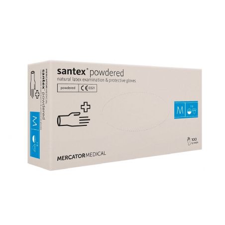 Manusi Latex Pudrate Santex